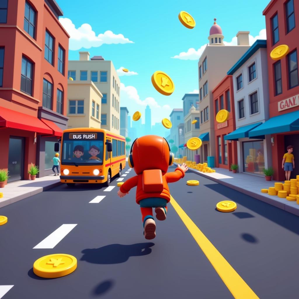 Bus Rush Gameplay Screenshot