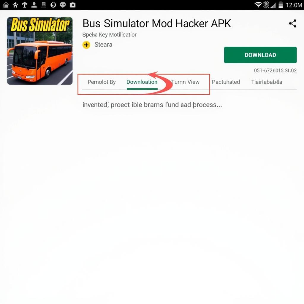 Bus Simulator Mod Hack APK Download Interface