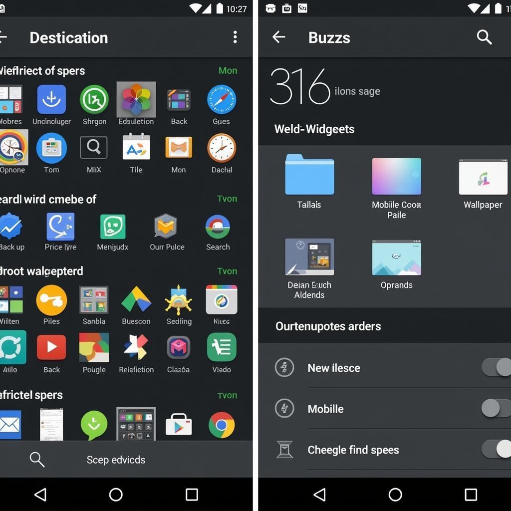 Buzz Launcher Customization Options