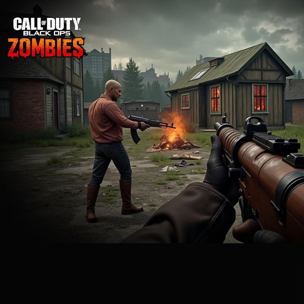 Call of Duty Black Ops Zombies APK Gameplay Screenshot