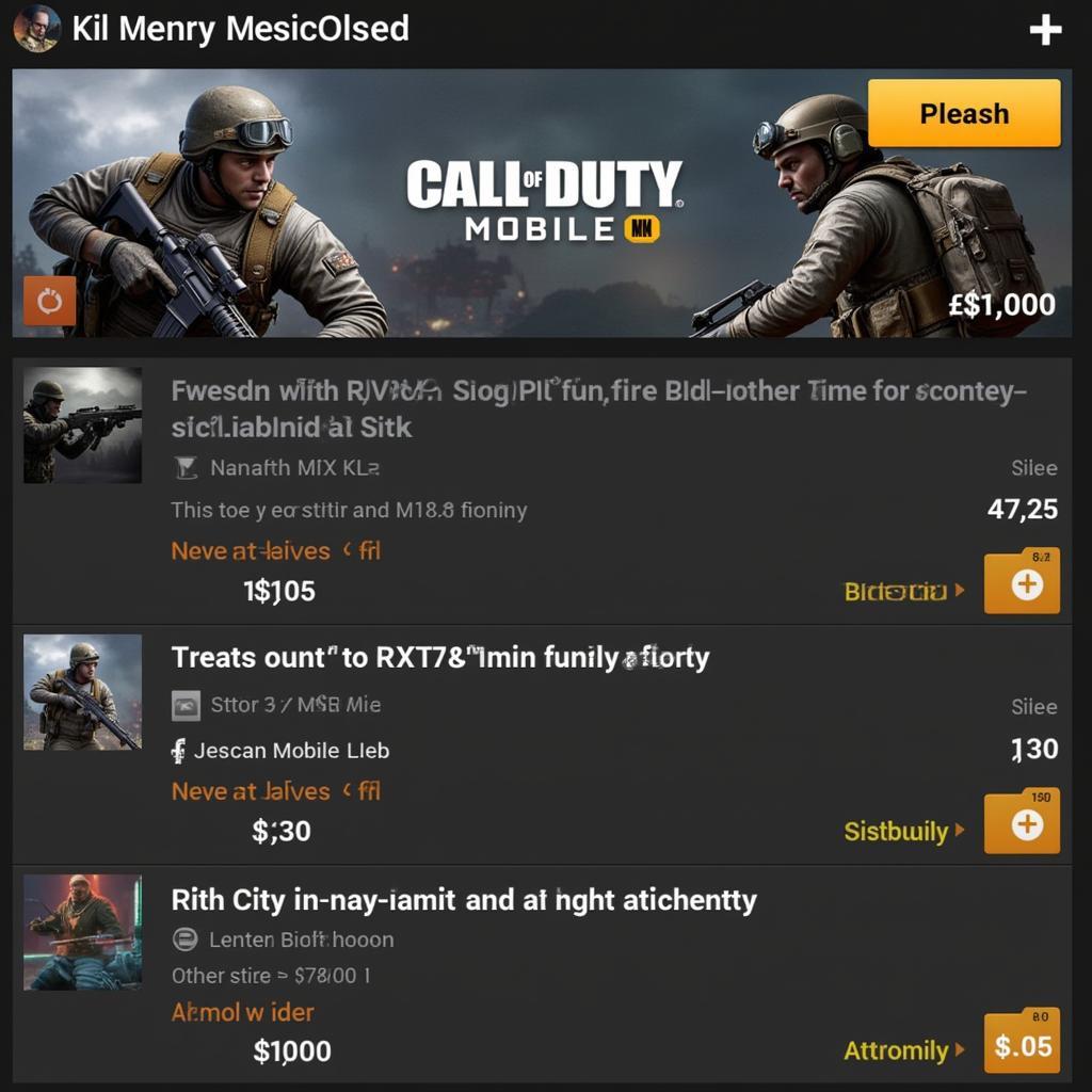 Call of Duty Mobile Mod APK Unlimited Money Gameplay Screenshot