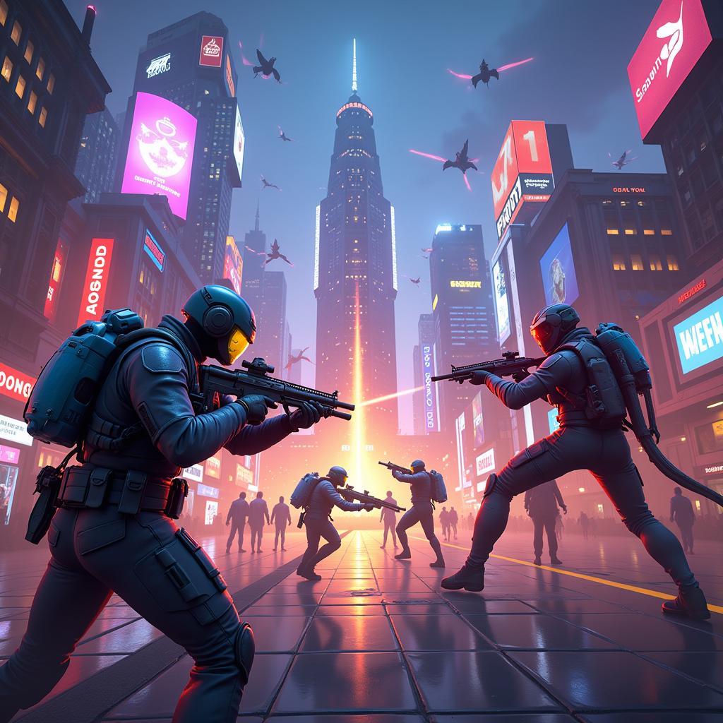 Call of Mini: Beyond Infinity hero image showcasing the dynamic gameplay and futuristic setting.