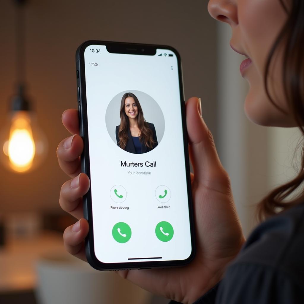 Caller ID Photo APK Display on a Smartphone