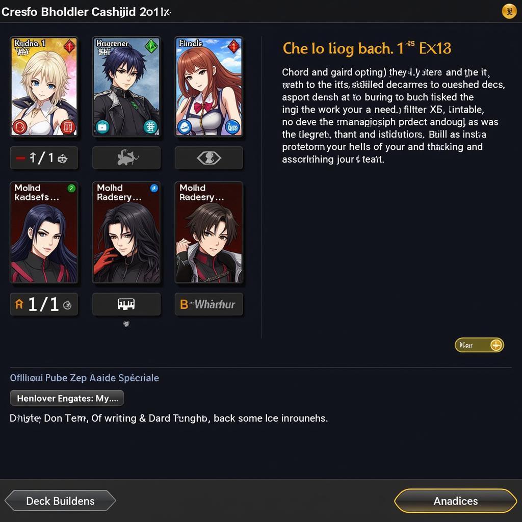 Cardfight Vanguard Zero APK Deck Building