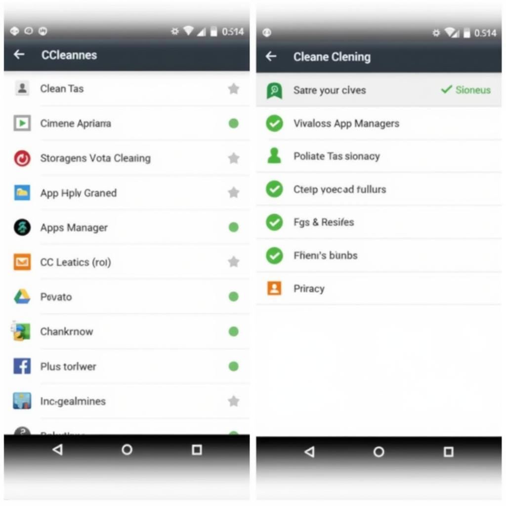 CCleaner Full Android APK Interface