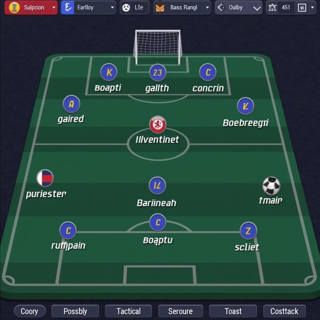 Championship Manager Mod APK Team Formation Screenshot