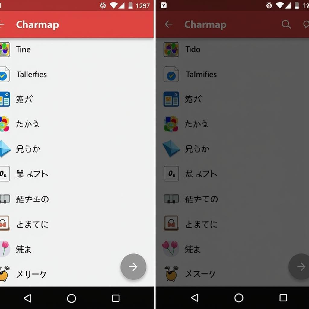 Charmap APK Search Function