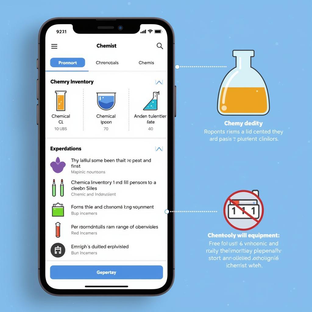 Chemist Virtual Chem Lab Interface