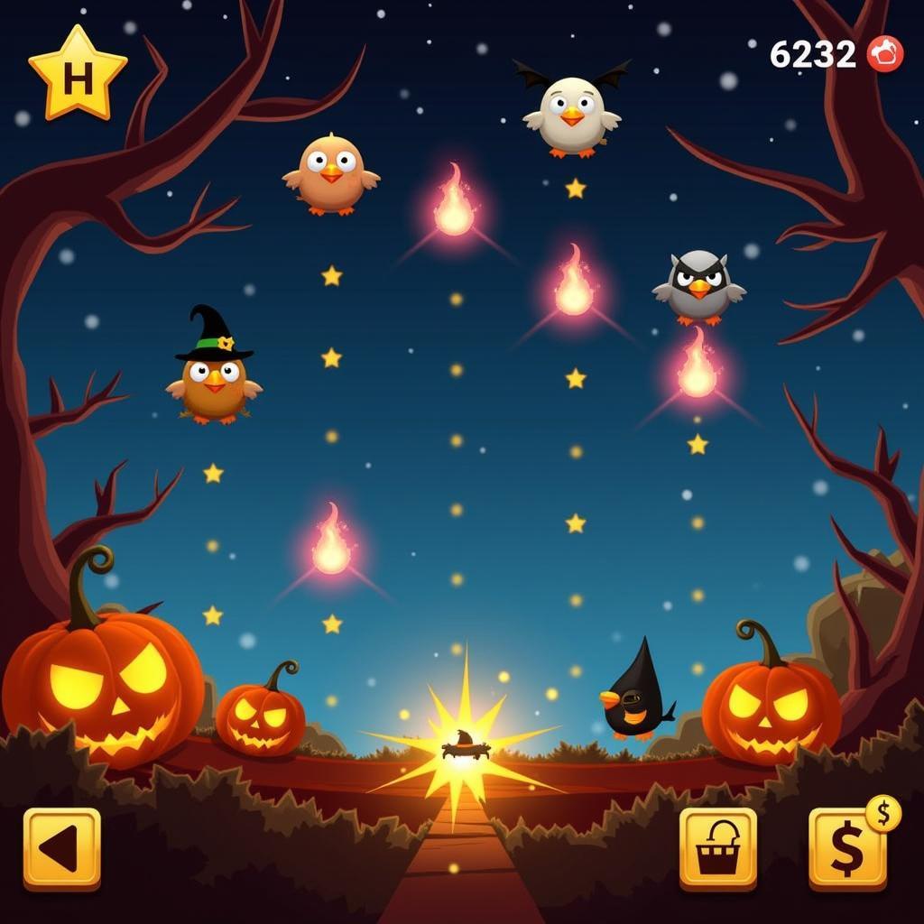 Chicken Invaders 5 Halloween Mod APK Gameplay Screenshot