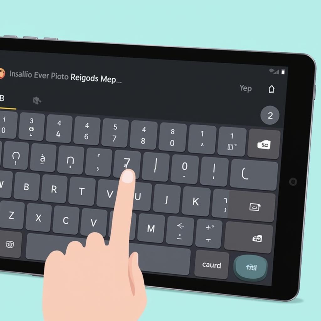 Chrooma Keyboard Gesture Typing Demonstration