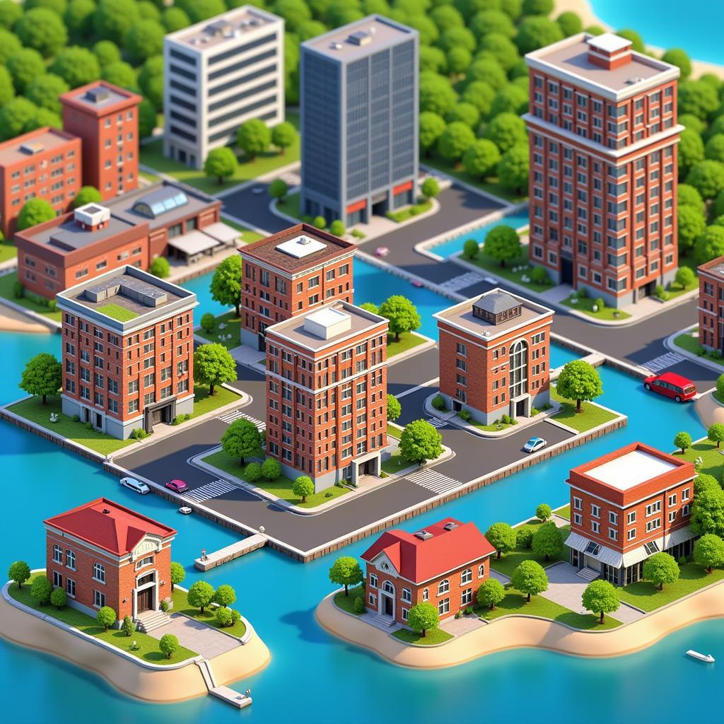 City Island 5 Mod APK Unlimited Money Buildings