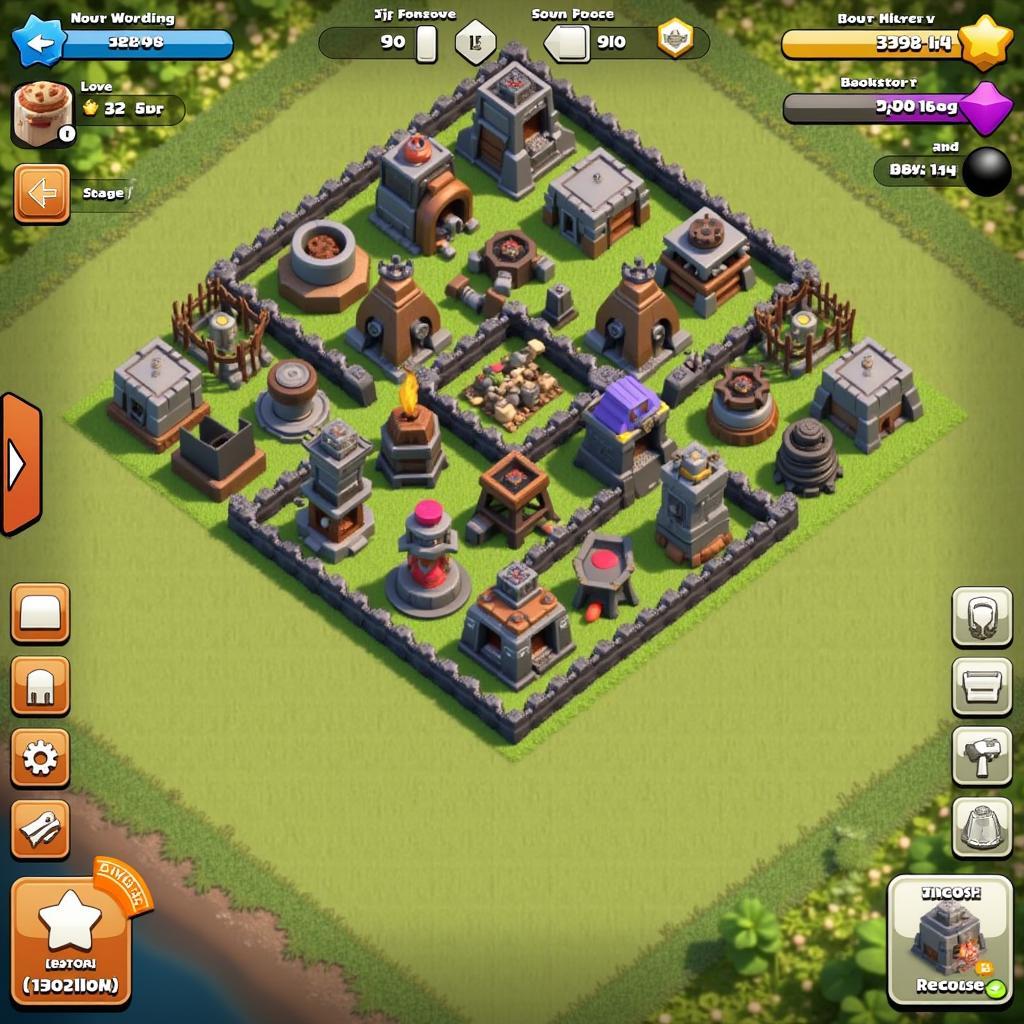 Clash of Clans Mod APK Base Building Screenshot