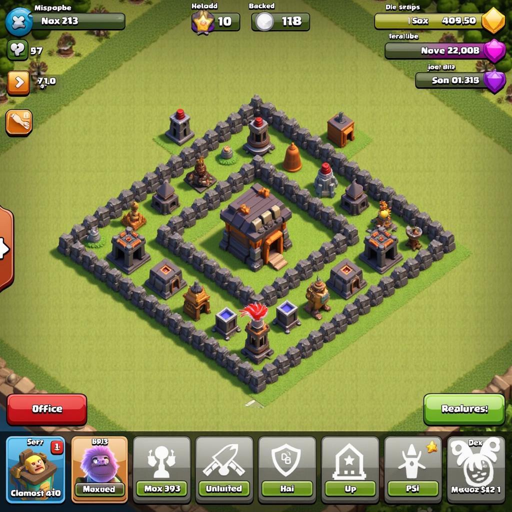 Clash of Clans Offline Mod Gameplay