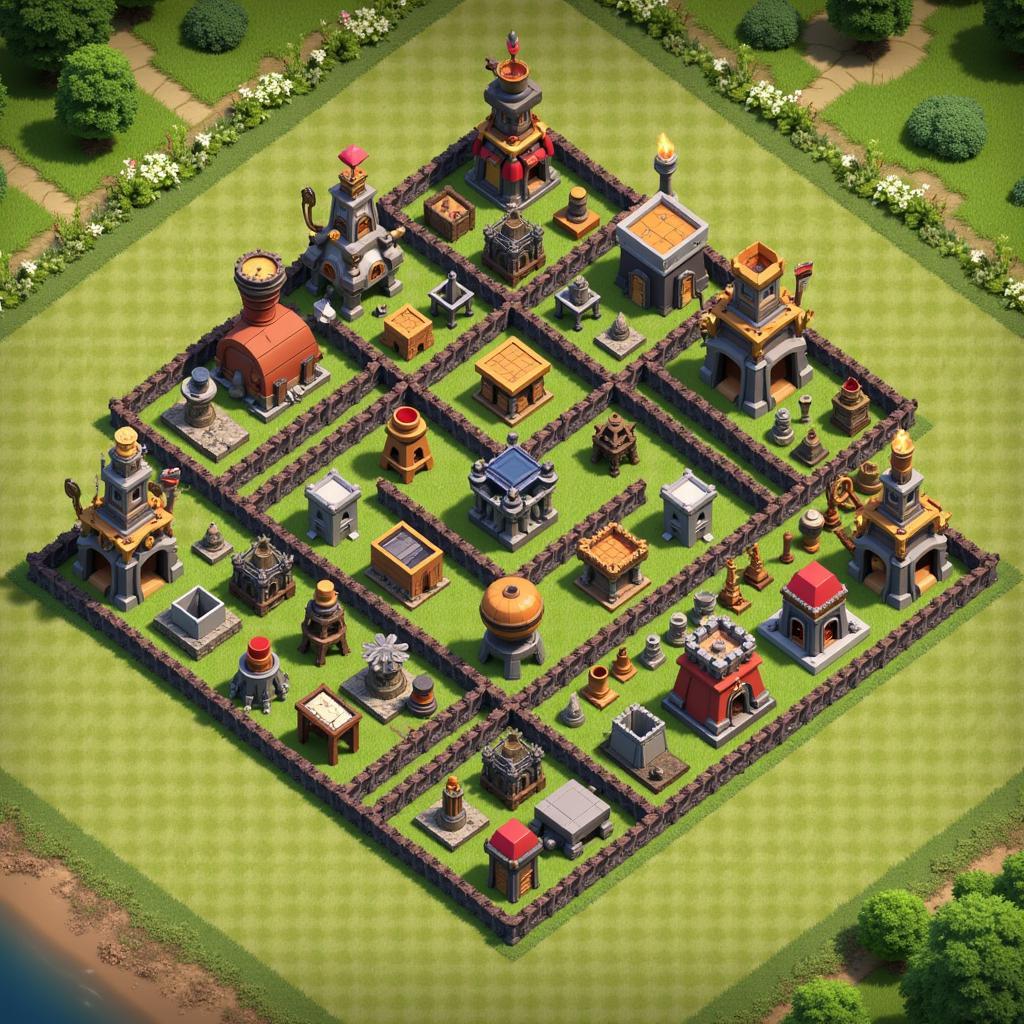 Building a Clash of Clans Village