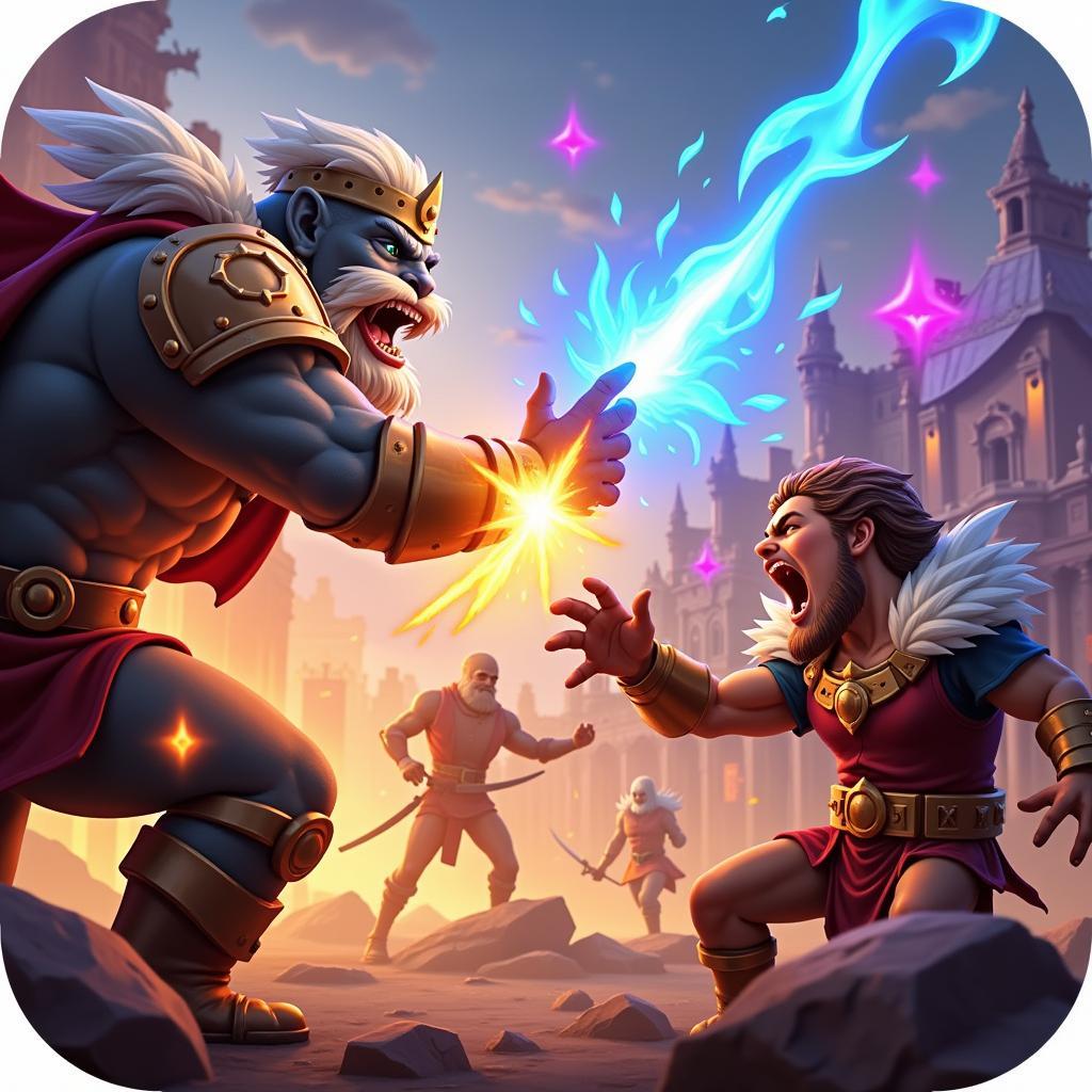 Clash Palace APK Arena Battle Scene