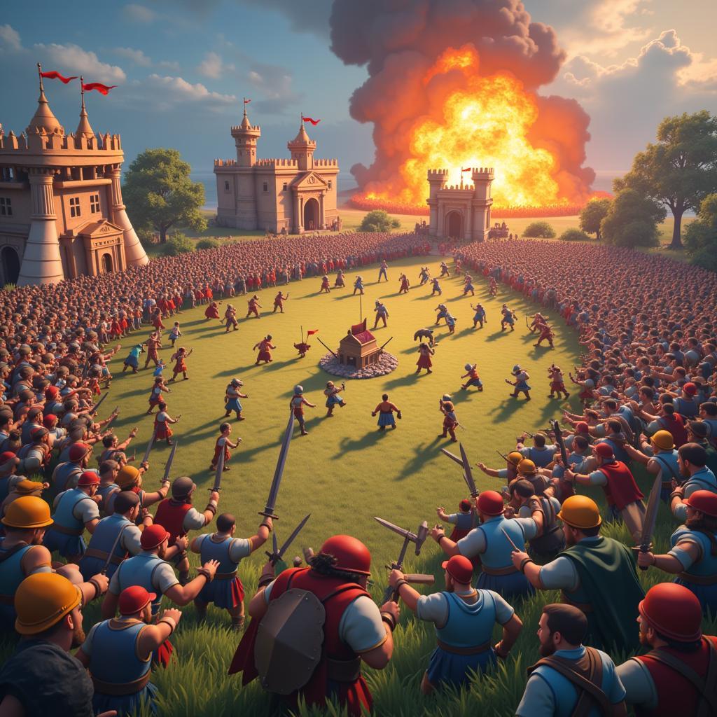 Epic Battles in Clash Palace Mod APK