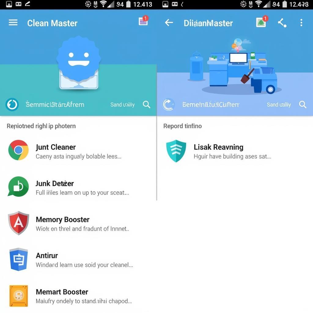 Clean Master Pro APK Interface