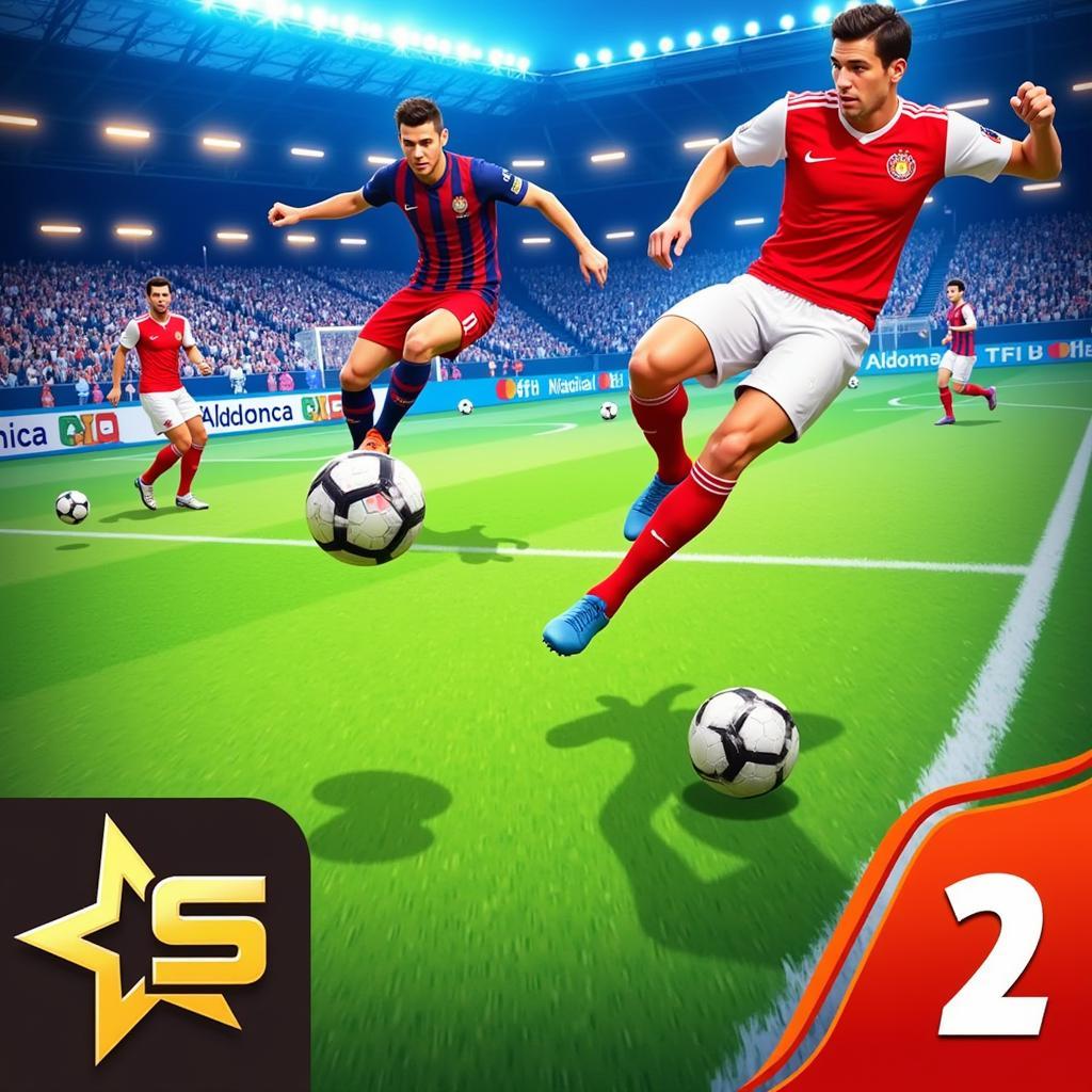 CN Superstar Soccer Goal Mod APK Gameplay Screenshot