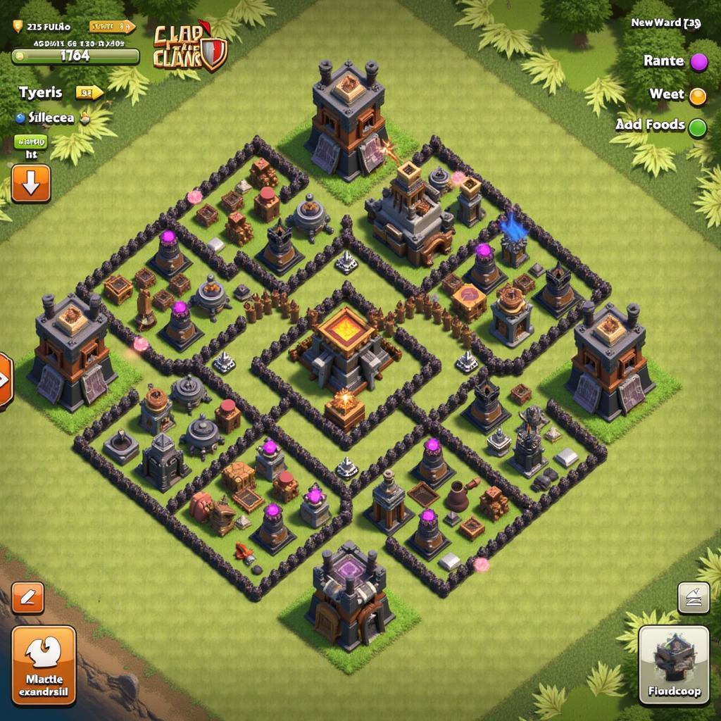 COC Lights S1 8.709 Maxed Town Hall