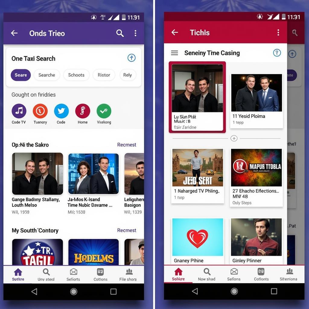 Code TV Online APK Interface