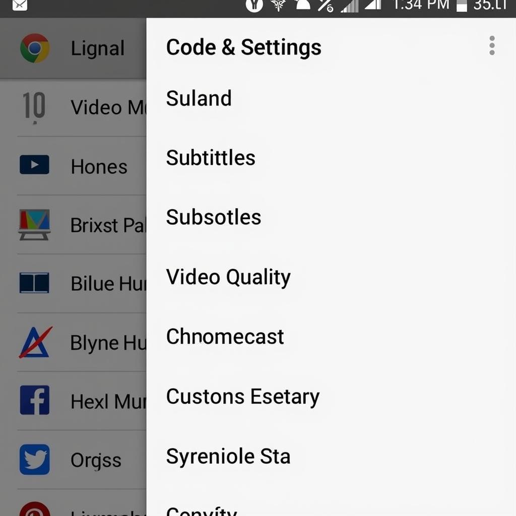 Code TV Online APK Settings