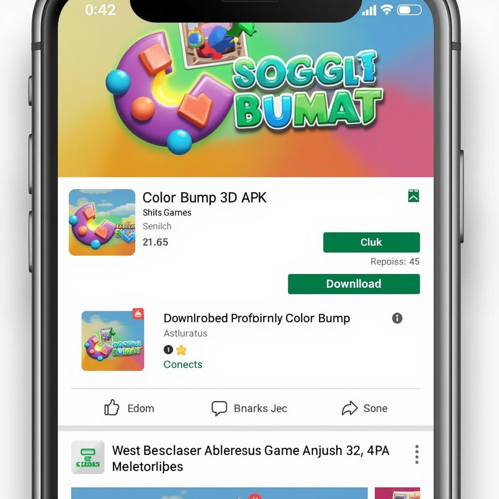 Color Bump 3D APK Download Screen