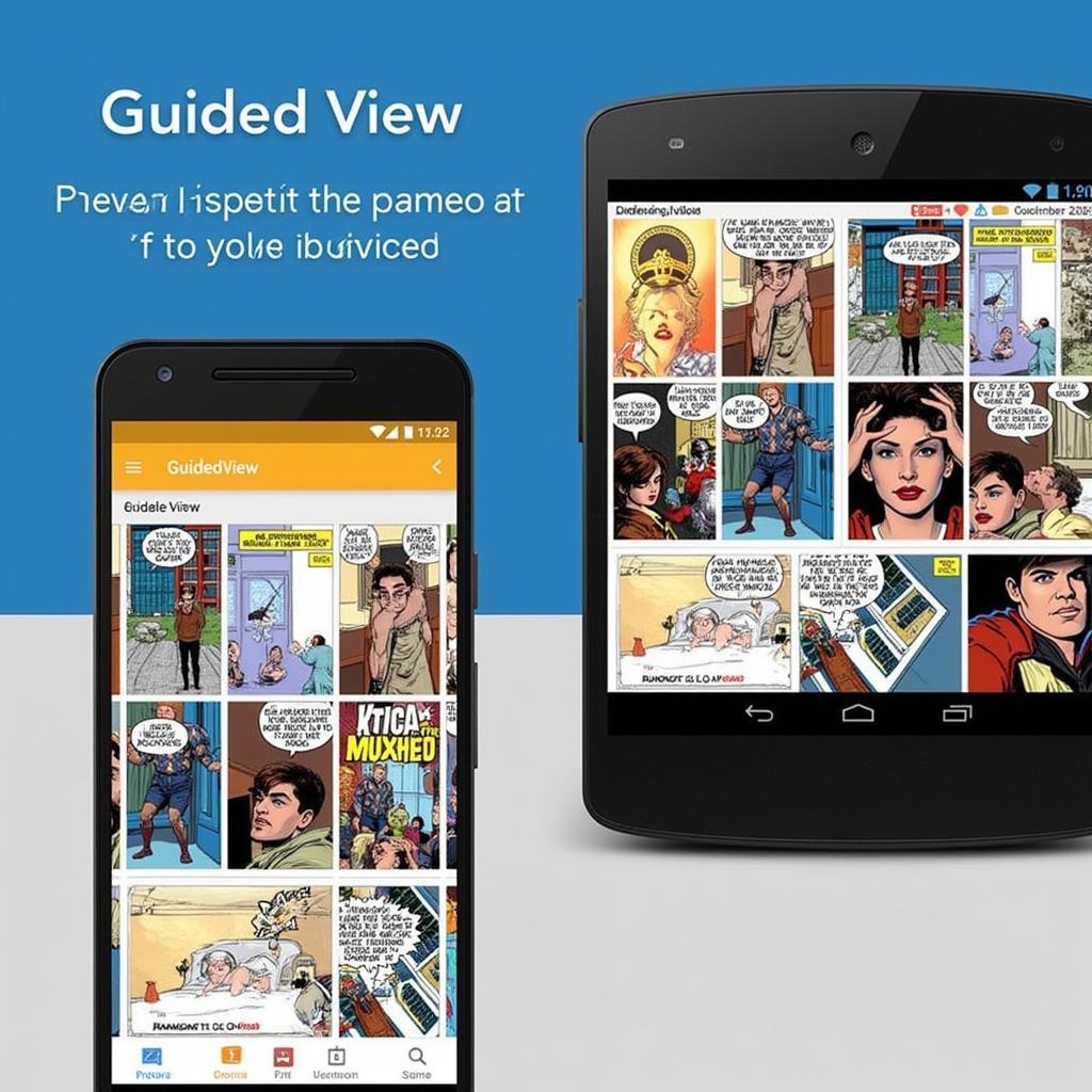 Comixology APK Guided View