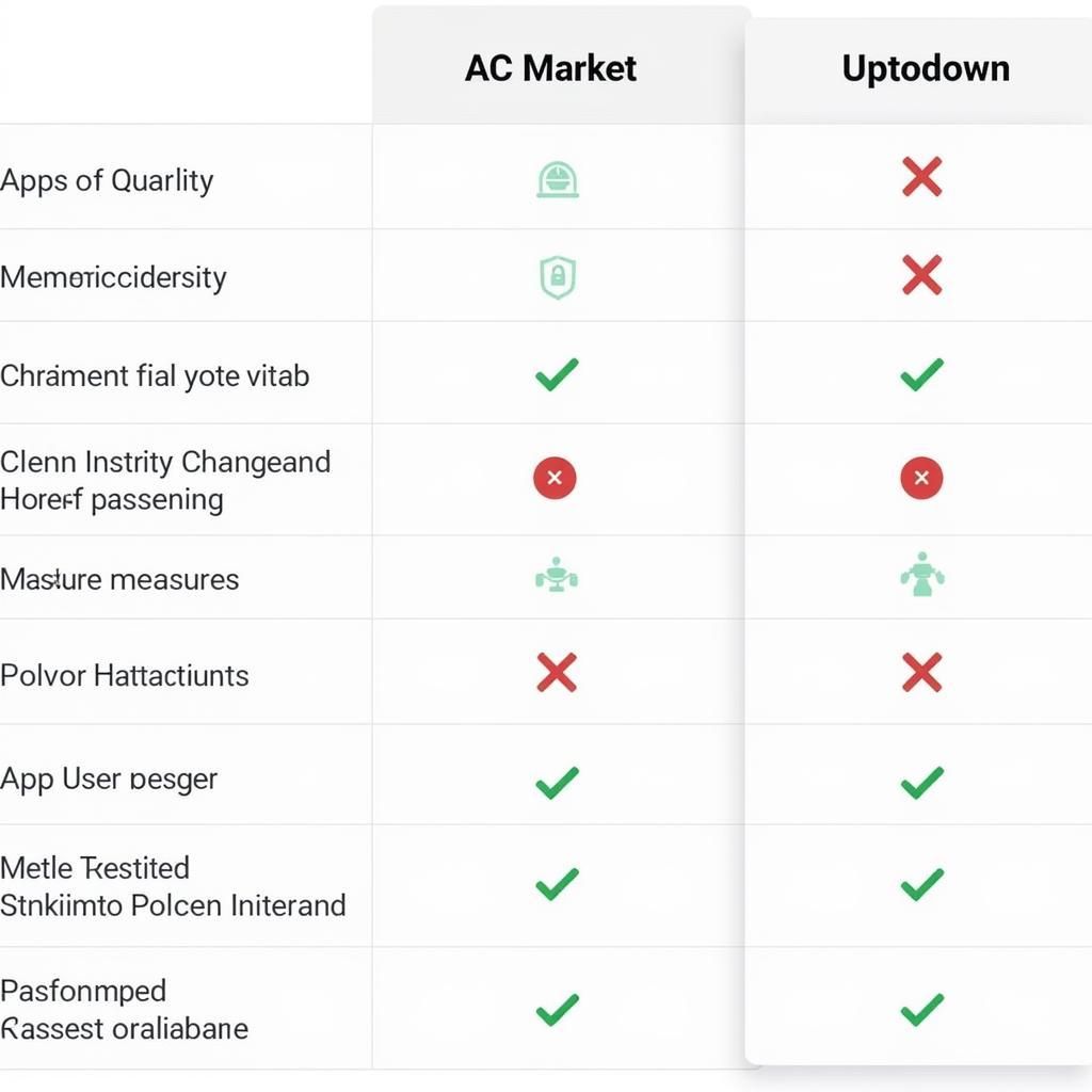 Comparison of AC Market and Uptodown