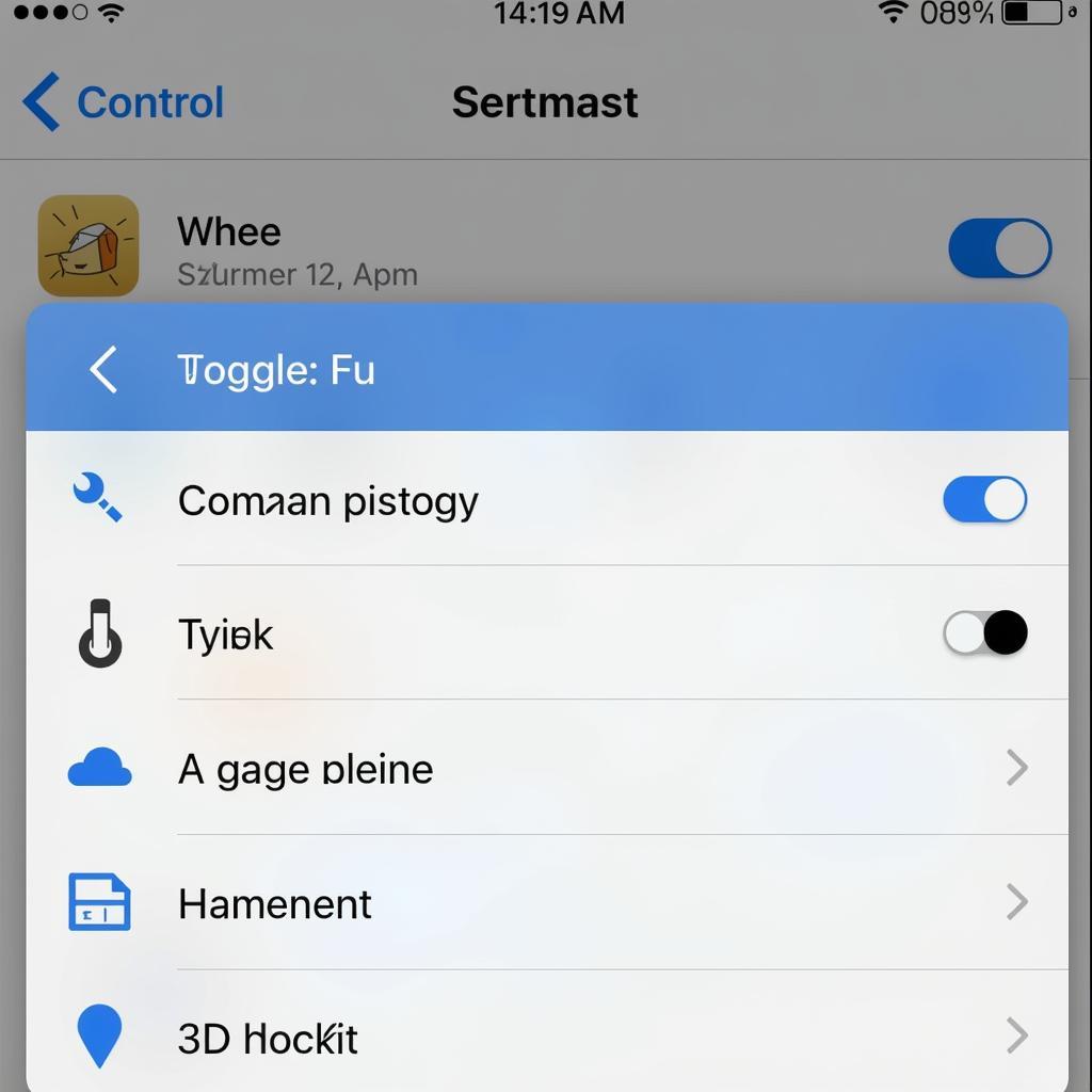 Control Center iOS 10 Pro APK Toggles