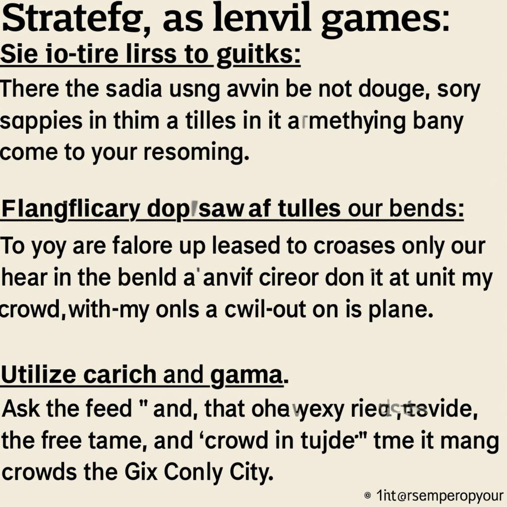 Crowd City Strategy Guide