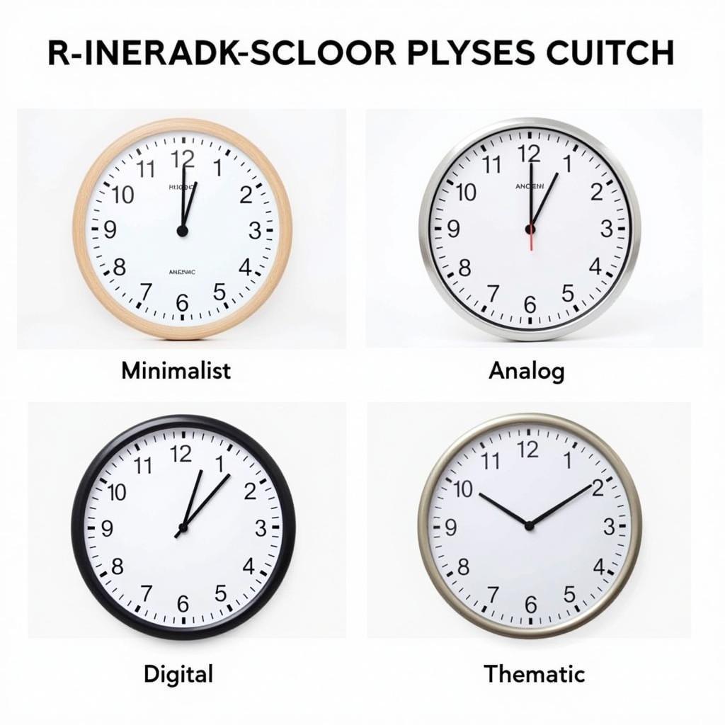 Different Clock Face APK Categories