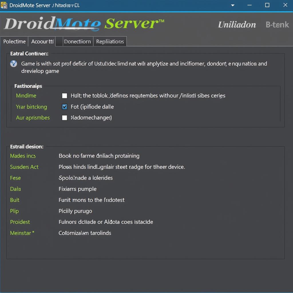 DroidMote Server APK PC Client