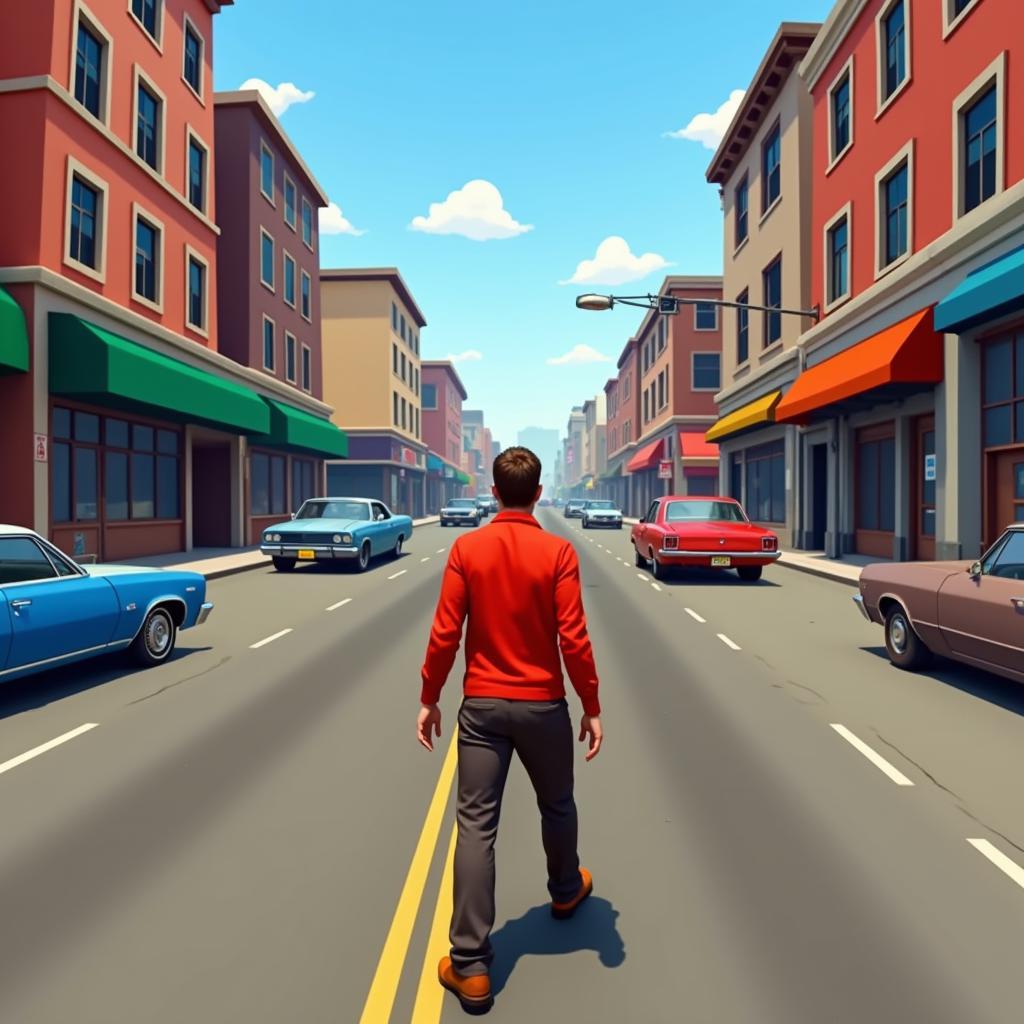 Dude Theft Wars Mod APK Gameplay Screenshot