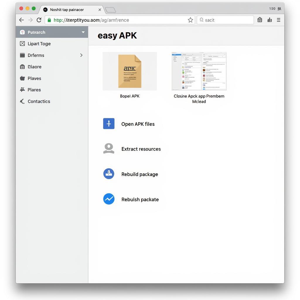 Easy APK Tool Interface