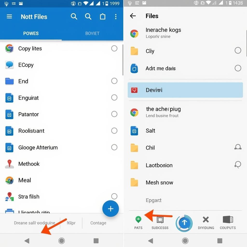 File Manager Root Explorer APK Interface