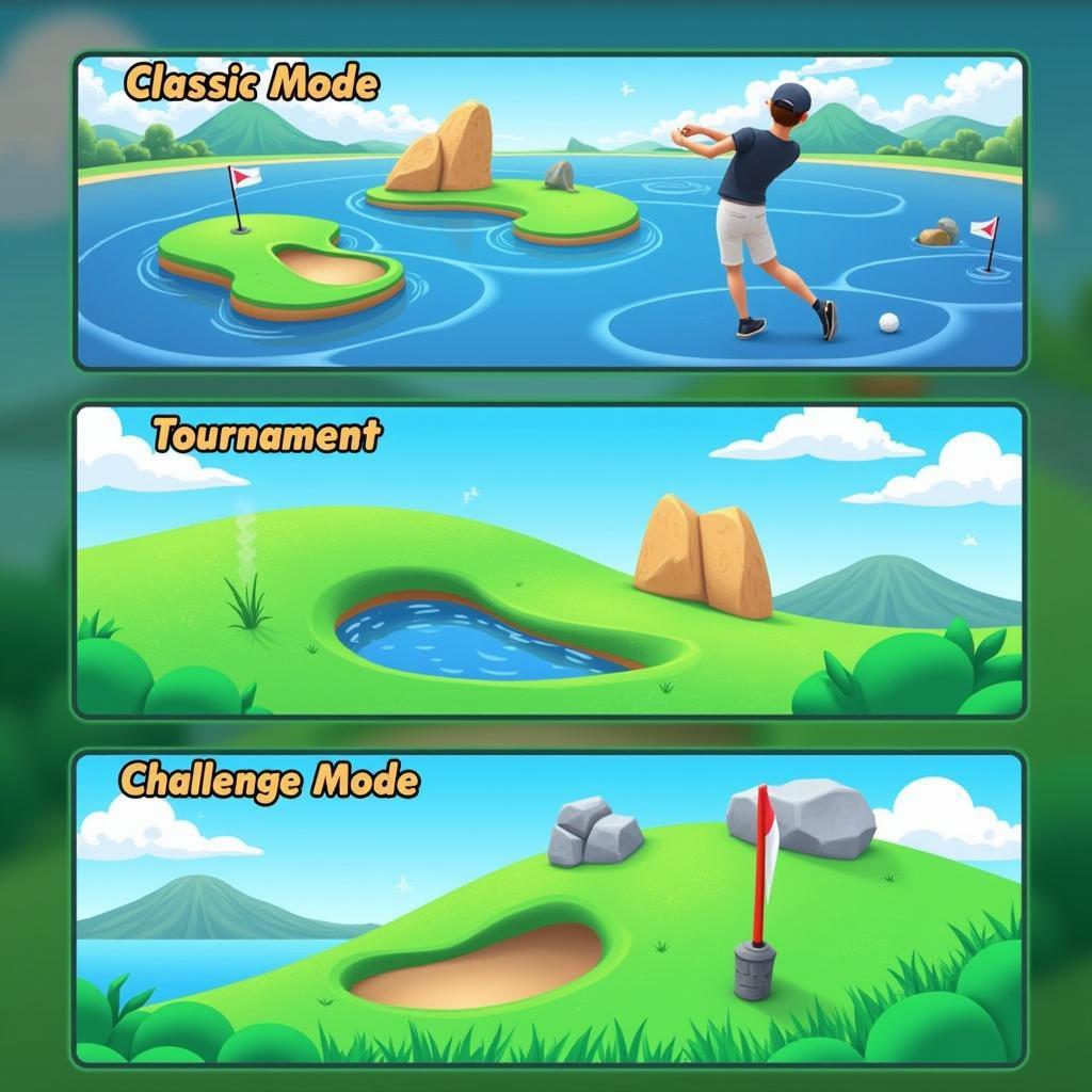 Flick Golf APK Game Modes