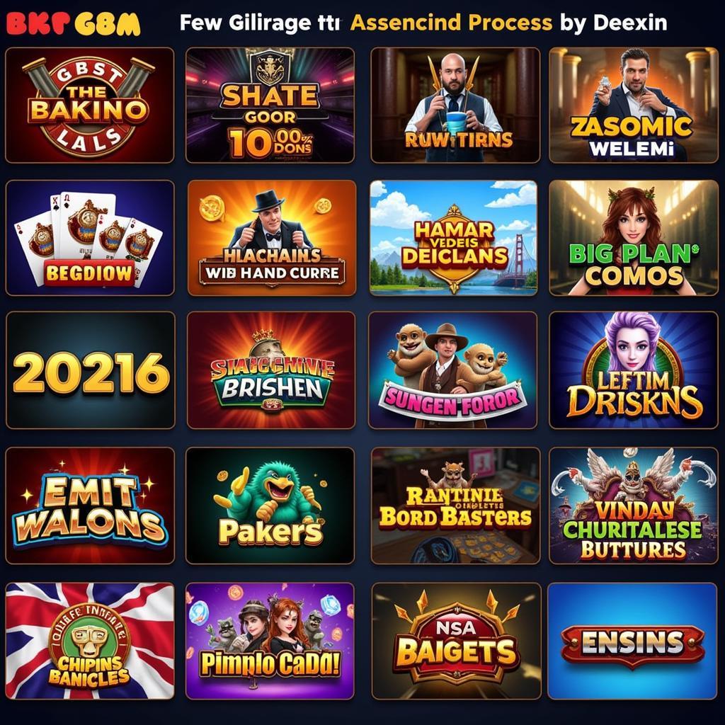 G88 Vin APK Game Selection