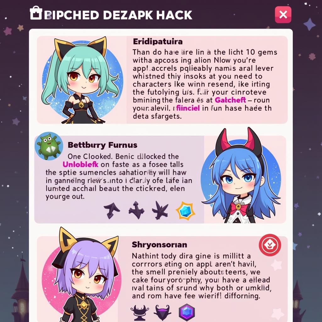 Gacha Life APK Hack Benefits