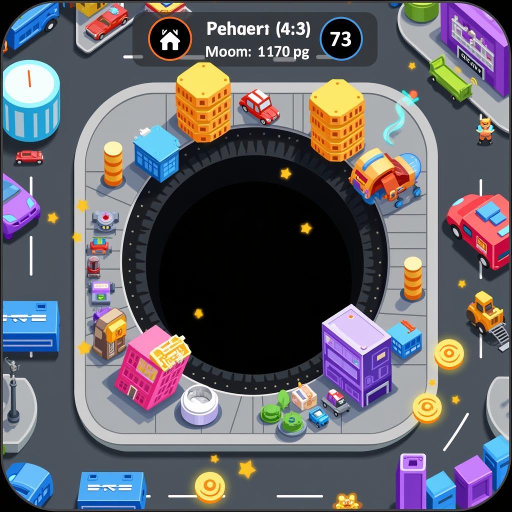 Game Hole io Mod APK Gameplay Screenshot