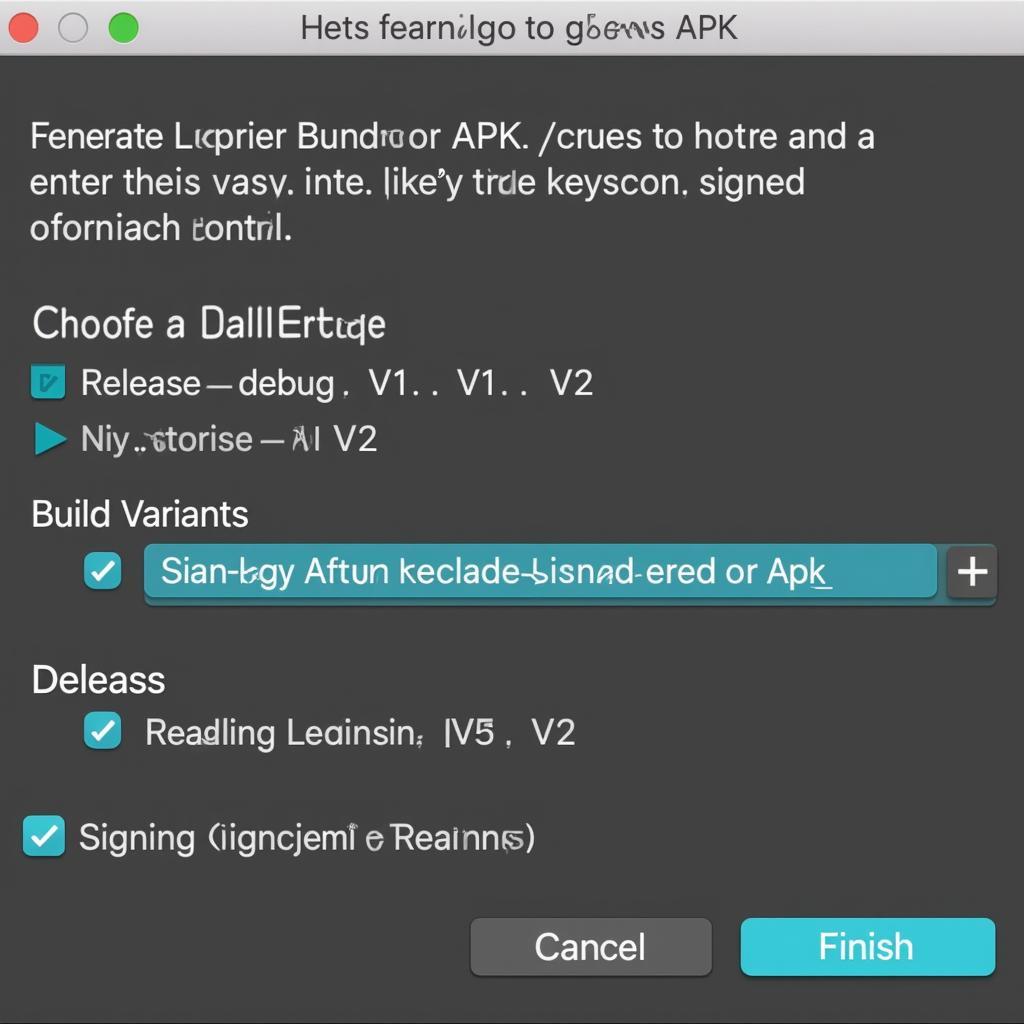 Generating a Signed APK in Android Studio