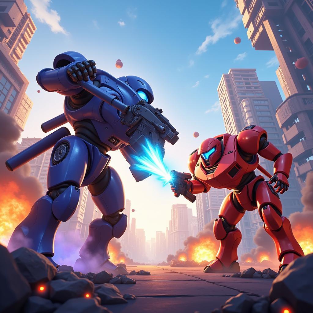 Gigantic X APK Mech Combat