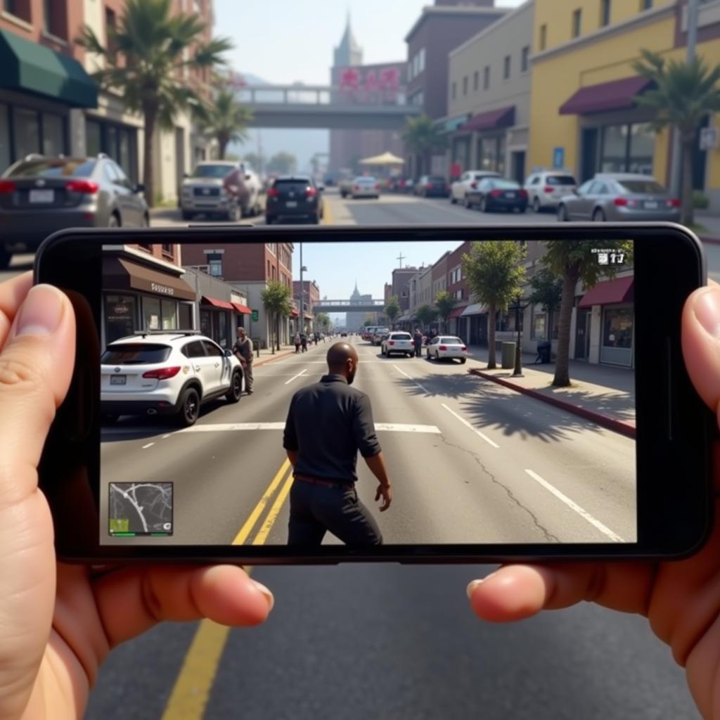 GTA 5 Mobile Gameplay Screenshot