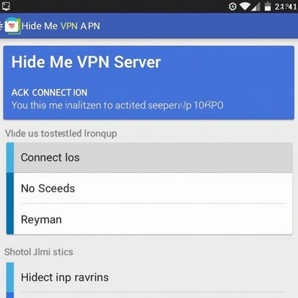 Hide Me VPN APK Connected Screen