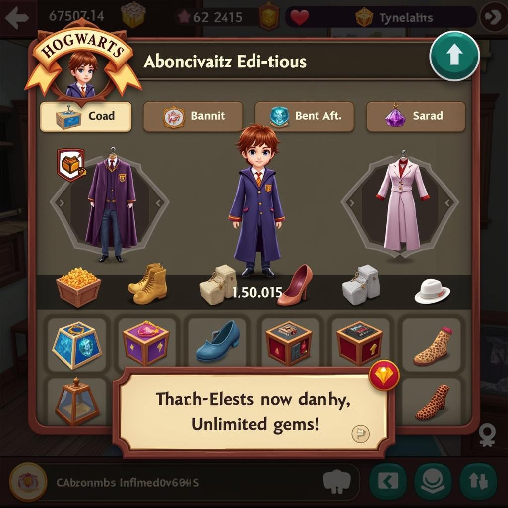 Hogwarts Mystery Mod APK Unlimited Gems Character Customization