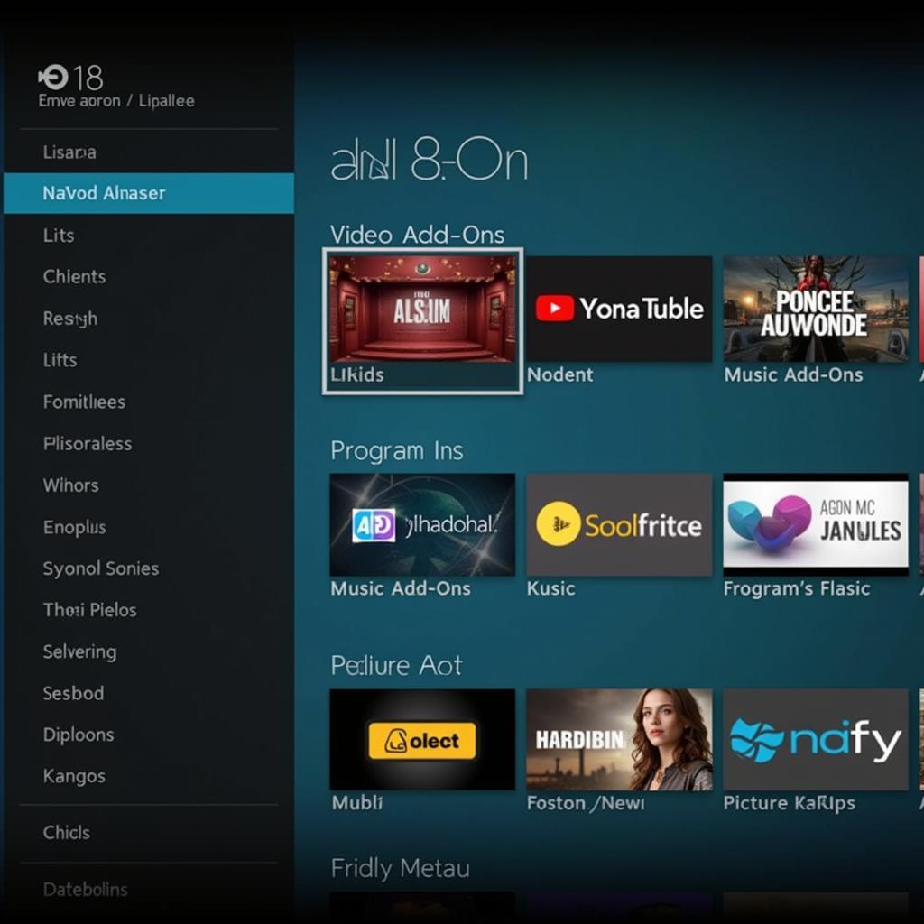 Kodi 18.1 APK Add-ons