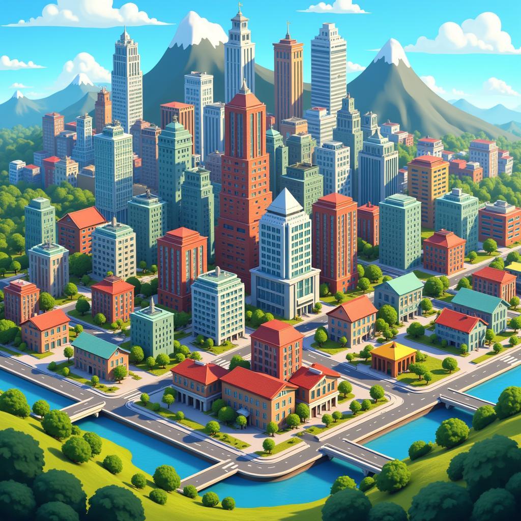 Little City 2 Mod APK City Screenshot