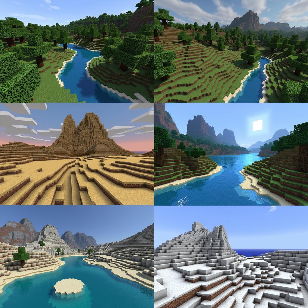 Exploring the Diverse Biomes in Minecraft Pocket Edition APK