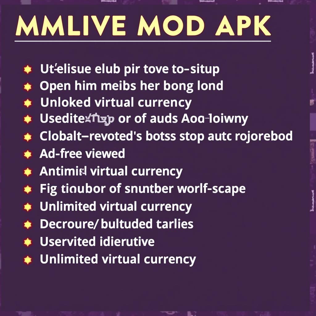 MMLive Mod APK Features