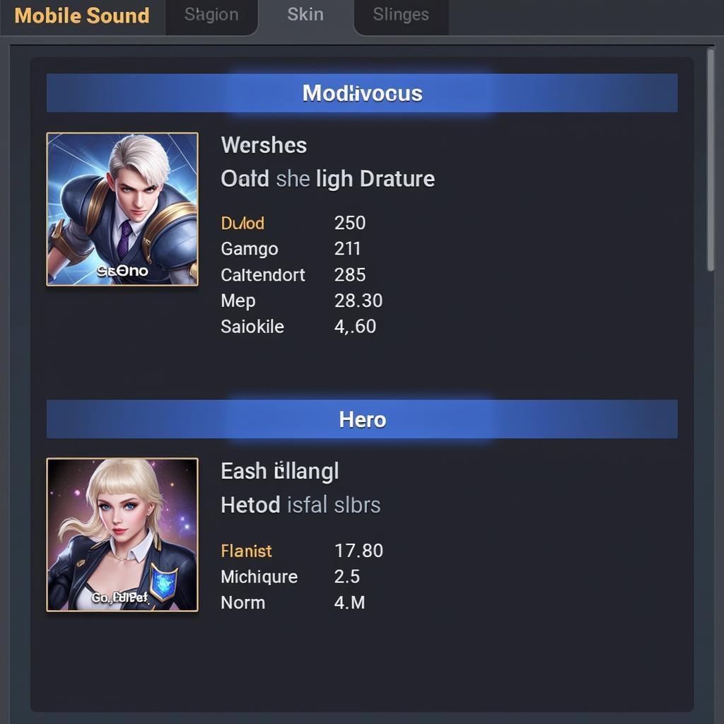 Mobile Legends APK Mod Skin Hero Preview