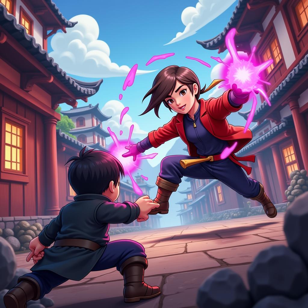 Ninja School Mod APK Gameplay Screenshot